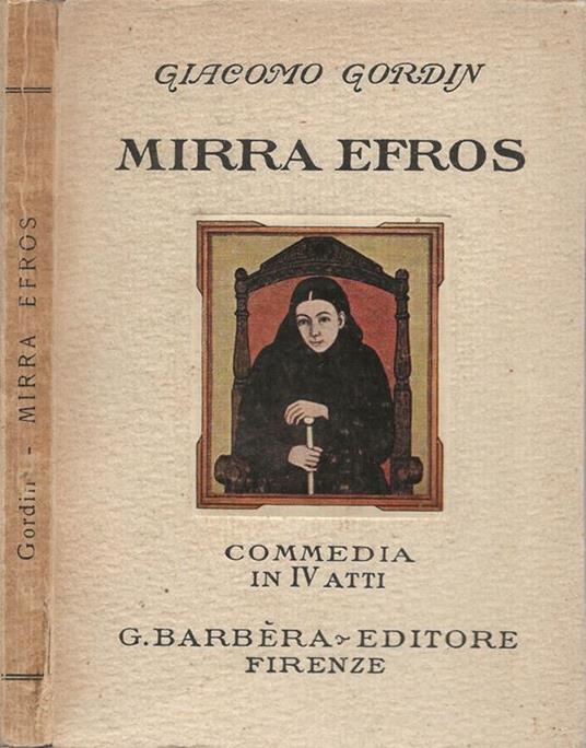 Mirra Efros - Giacomo Gordin - copertina