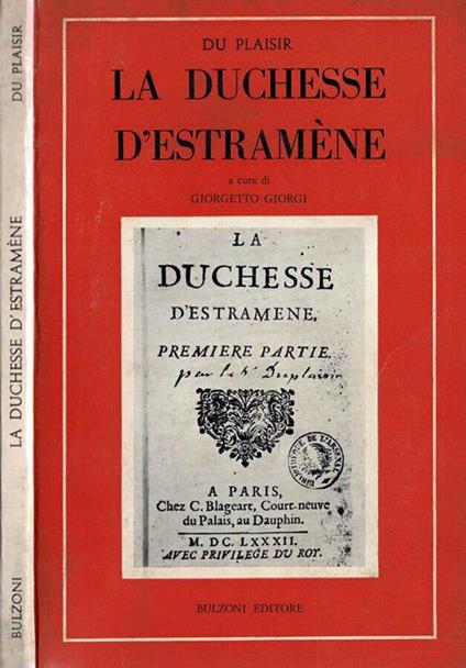 La Duchesse d'Estramène - copertina