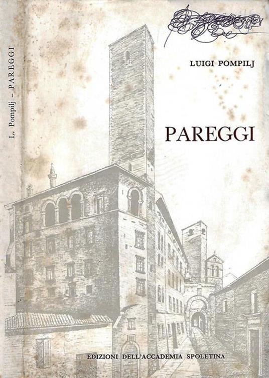 Pareggi - Luigi Pompilj - copertina