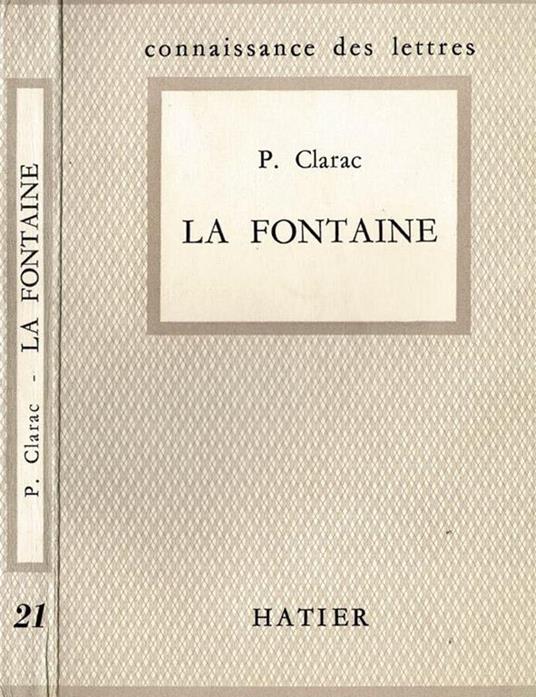 La Fontaine - copertina