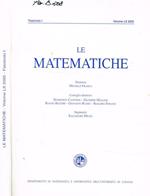 Le matematiche. Fasc.I, vol.LX, 2005