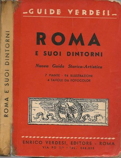 Roma e i suoi dintorni - Angelico da Civitavecchia - copertina