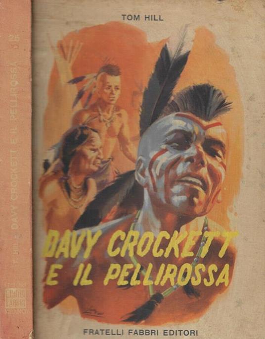 Davy Crockett e i pellirossa - Tom Hill - copertina