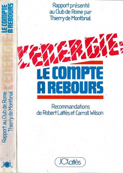 L' énergie le compte a rebours - Thierry de Montbrial - copertina