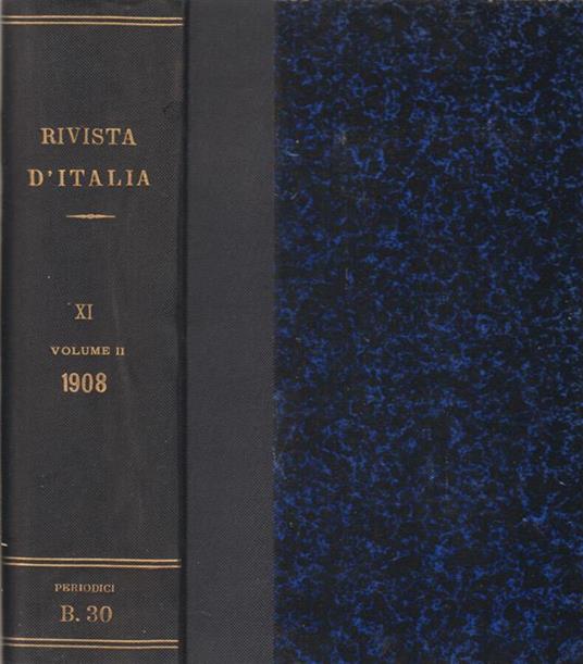 Rivista d'Italia - Anno XI - Volume II - Angelico da Civitavecchia - copertina