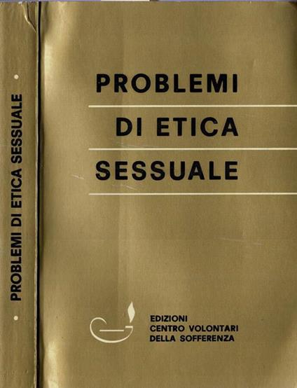 Problemi di etica sessuale - copertina
