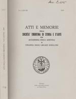 Atti e Memorie della Società Tiburtina di Storia e d'Arte già Accademia degli Agevoli e Colonia degli Arcadi Sibillini