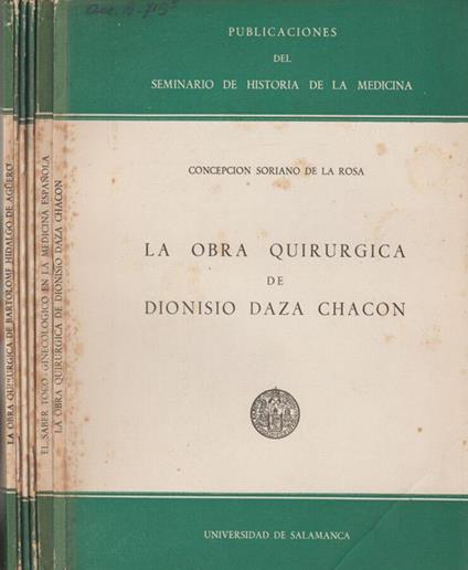 Publicaciones del Seminario de Historia de la Medicina - Angelico da Civitavecchia - copertina