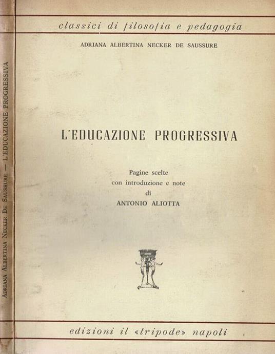 L' educazione progressiva - copertina