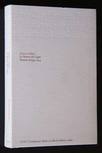 Le Lettere da Capri - Mario Soldati - copertina