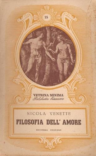 Filosofia dell'amore - copertina