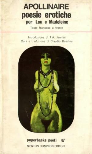 Poesie erotiche per Lou e Madeleine - Guillaume Apollinaire - copertina