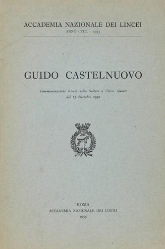 Guido Castelnuovo. Anno CCCL, 1953 - copertina