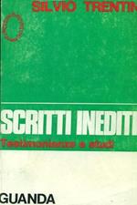 Scritti inediti. Testimonianze e studi