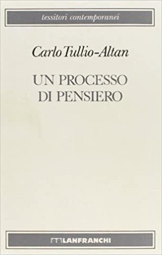 Un processo di pensiero - Carlo Tullio Altan - copertina