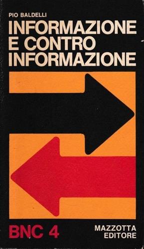 Informazione contro informazione - Pio Baldelli - copertina