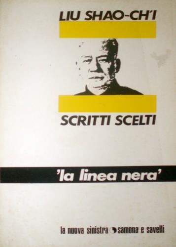 Scritti scelti. 'La linea nera' - copertina