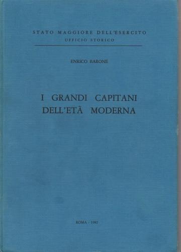 I grandi capitani dell'età moderna - Enrico Barone - copertina