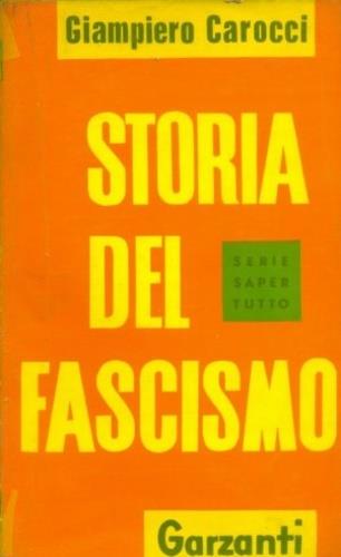 Storia del fascismo - Giampiero Carocci - copertina