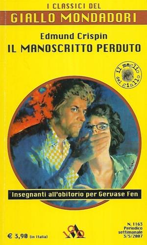 Il manoscritto perduto - Edmund Crispin - copertina