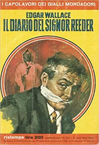 Il diario del sugnor Reeder - Edgar Wallace - copertina