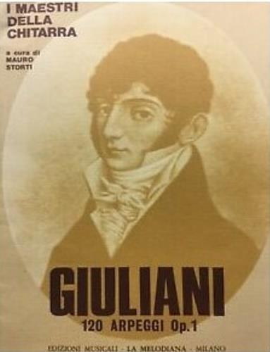 Giuliani. 120 arpeggi. Op. 1 - Mauro Giuliani - copertina