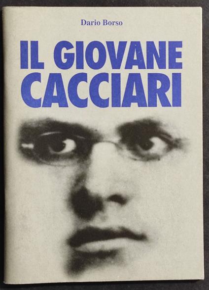 Il Giovane Cacciari - Dario Borso - copertina