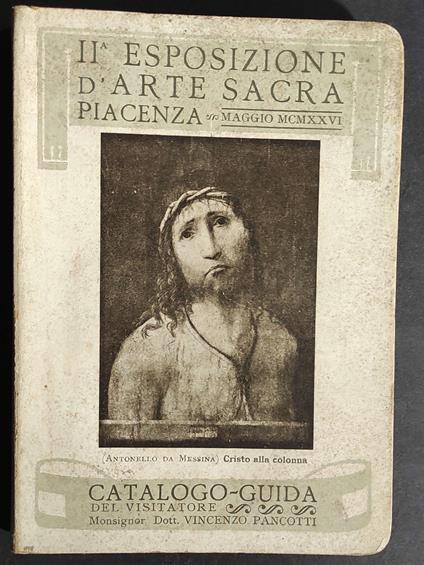 II Esposizione d'Arte Sacra Piacenza - copertina