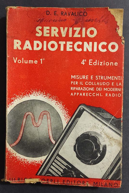 Servizio Radiotecnico Vol. 1° - Domenico E. Ravalico - copertina