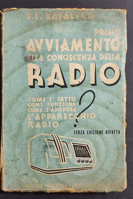 Primo Avviamento Conoscenza Radio - Domenico E. Ravalico - copertina