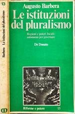 Le istituzioni del pluralismo