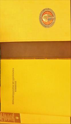 Festagsevangelistar Mit Kanontafeln. Biblioteca Civica Queriniana Brescia Codex F.II.1. Facsimile e Commentarium. Due volumi - copertina