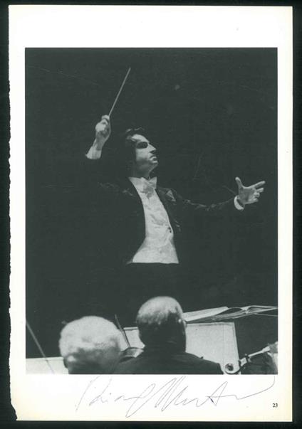 Fotografia autografata dal maestro - Riccardo Muti - copertina