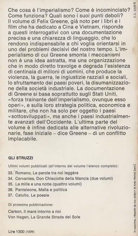 Il nemico. L'imperialismo - Felix Greene - 2