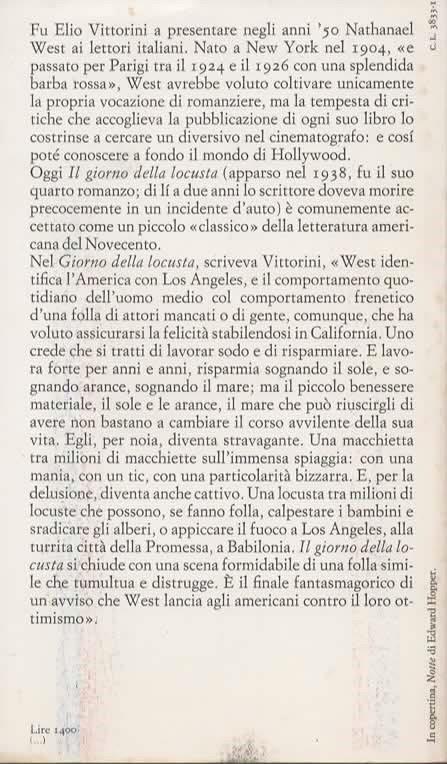 Il giorno della locusta - Nathanael West - 2