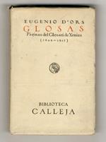 Glosas. Paginas del Glosari de Xenius (1906-1917). Version castellana de Alfonso Maseras