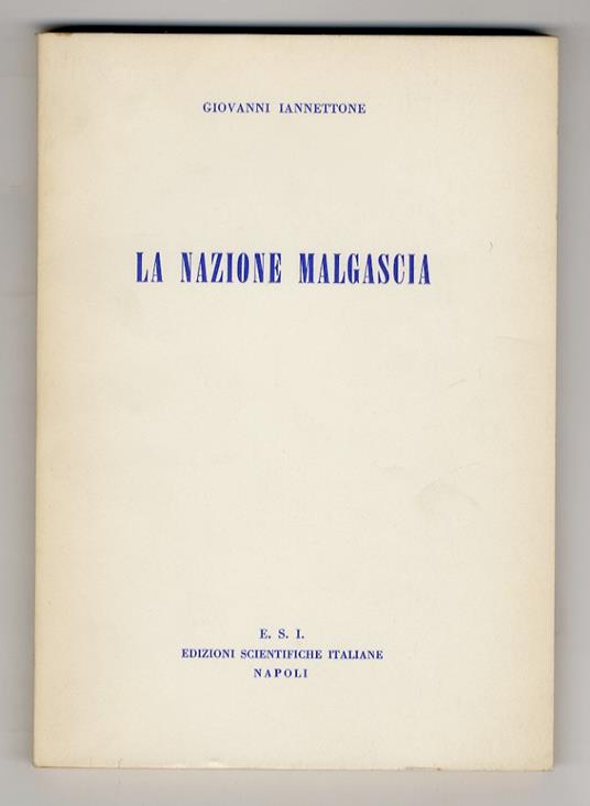 La nazione malgascia - Giovanni Iannettone - copertina