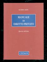 Manuale di diritto privato. Quarta edizione