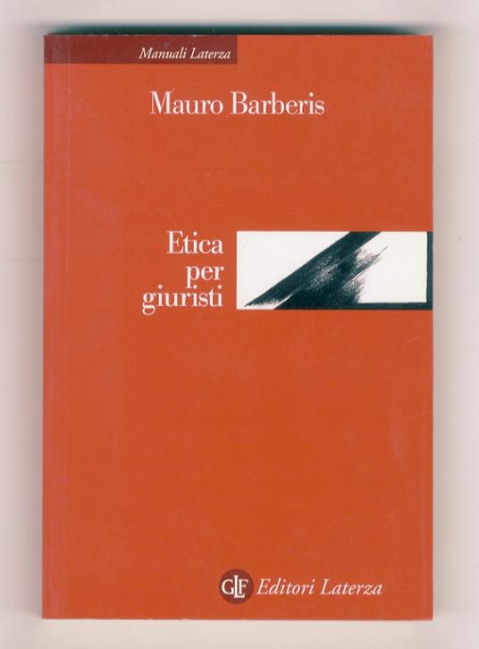 Etica per giuristi - Mauro Barberis - copertina