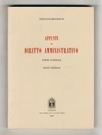 Appunti di diritto amministrativo. Parte generale. Quinta edizione