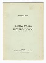 Ricerca storica, processo storico. Estratto dal volume: Motivi di riforma tra '400 e '500, Memorie Domenicane, n. 3 n.s., 1972