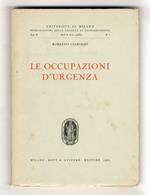 Le occupazioni d'urgenza