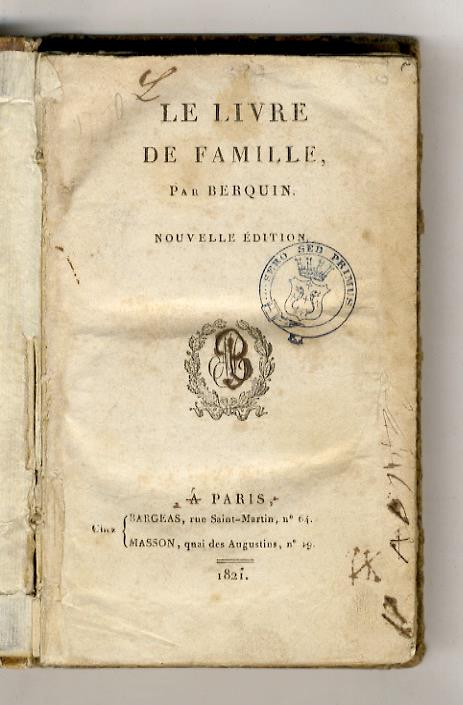 Le livre de famille. Nouvelle édition - Arnaud Berquin - copertina