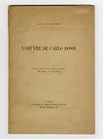 L' oeuvre de Carlo Dossi