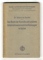 Da Recht der Kartelle und anderen Unternehmenszusammenfassungen in Italien