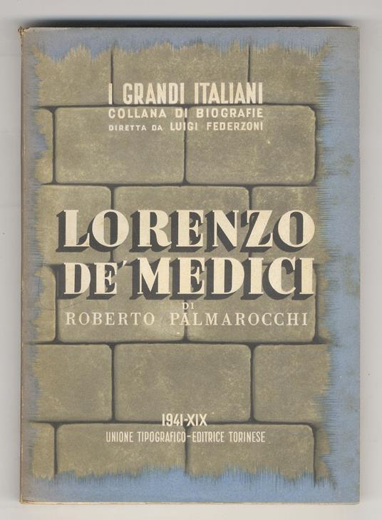 Lorenzo de' Medici - Roberto Palmarocchi - copertina