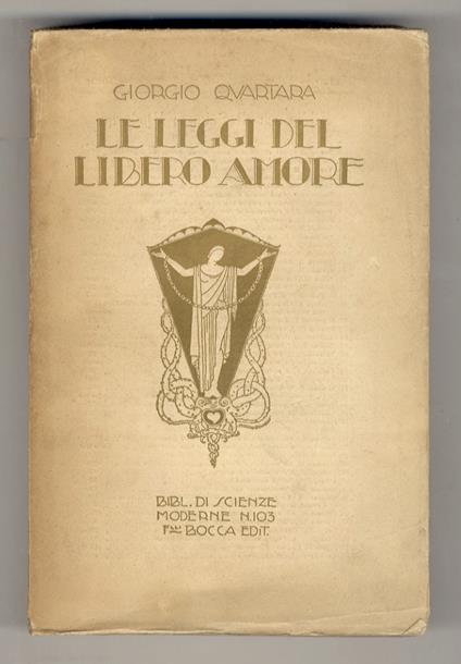 Le leggi del libero amore - Giorgio Quartara - copertina