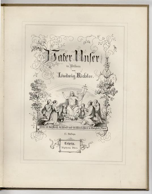 Pater Unser in Bildern - Ludwig Richter - copertina