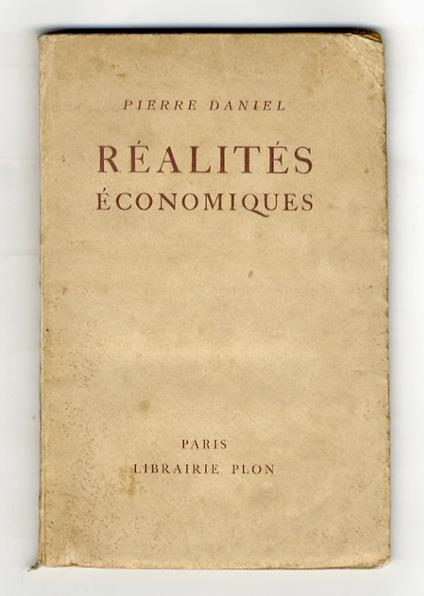 Réalités économiques - copertina