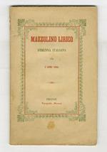 Mazzolino lirico. Strenna italiana per l'anno 1862